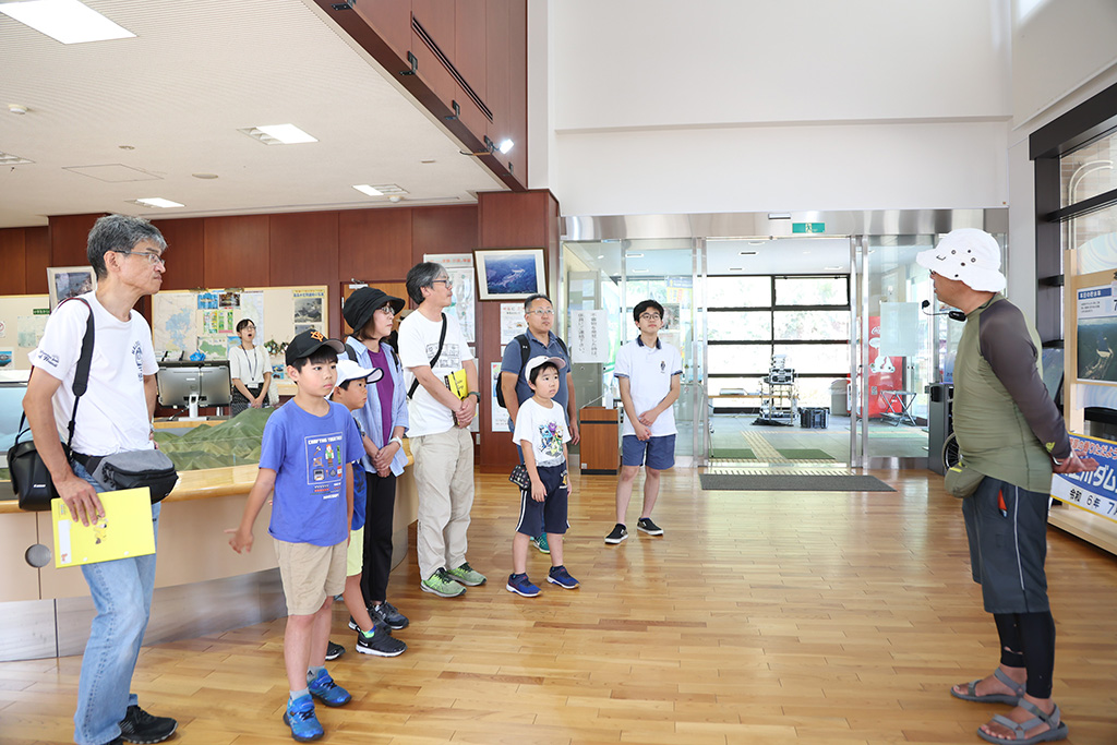 摺上川ダムの見学会（福島県）