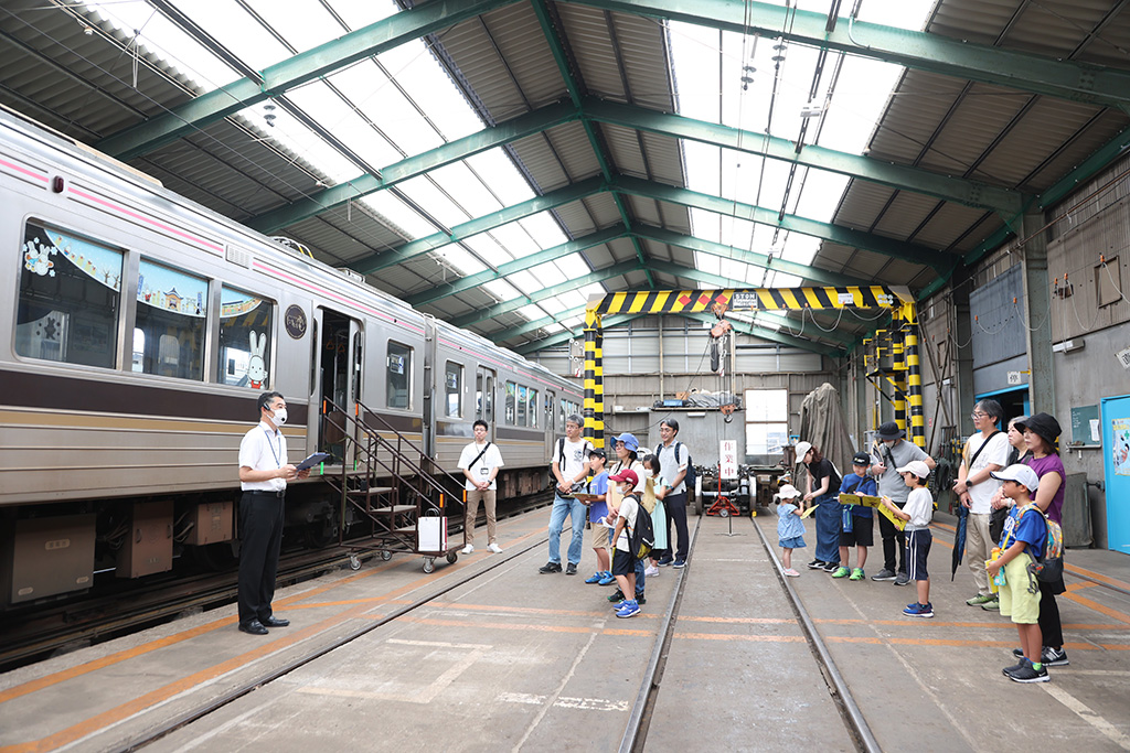 桜水車両基地で「本物の運転体験」（福島県）