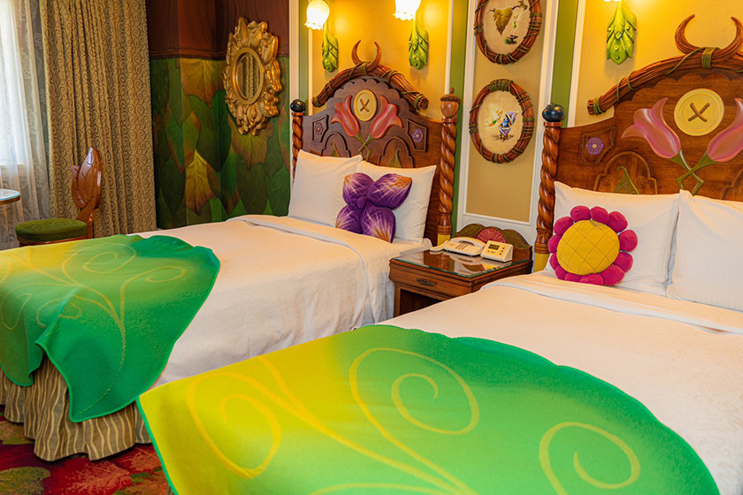 ティンカーベルルームのベッド/東京ディズニーランドホテル（千葉県/浦安市）