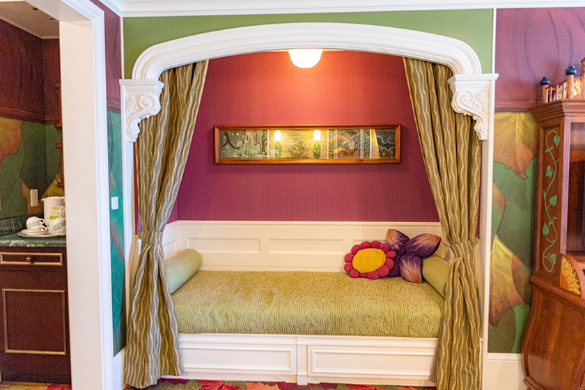 ティンカーベルルームのアルコーヴベッド/東京ディズニーランドホテル（千葉県/浦安市）