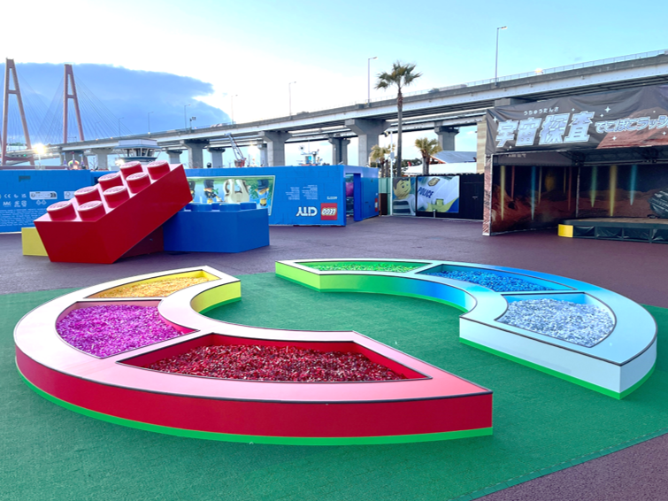 モザイクビルド「モンスター・ピクチャー」＆「ブリック・サークル」│2024ハロウィン「ブリック・オア・トリート」/レゴランドⓇ・ジャパン（愛知県/名古屋市）