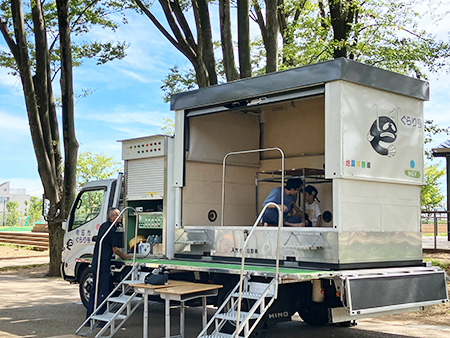 起震車体験/南町田グランベリーパーク みんなで学ぼう!まちの防災2024(東京都/町田市)