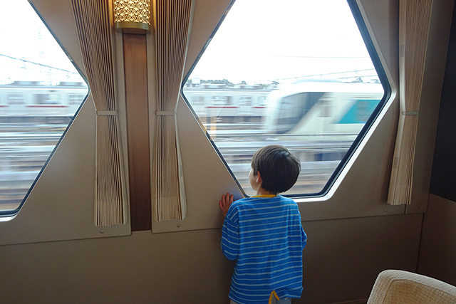 車窓からの眺め│スペーシアX「コックピットスイート」/東武鉄道(東京都)