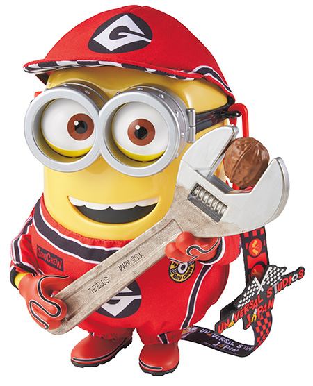 「ロン」のピットクルー姿がキュートなポップコーンバケツ/ユニバーサル・スタジオ・ジャパン(大阪市)