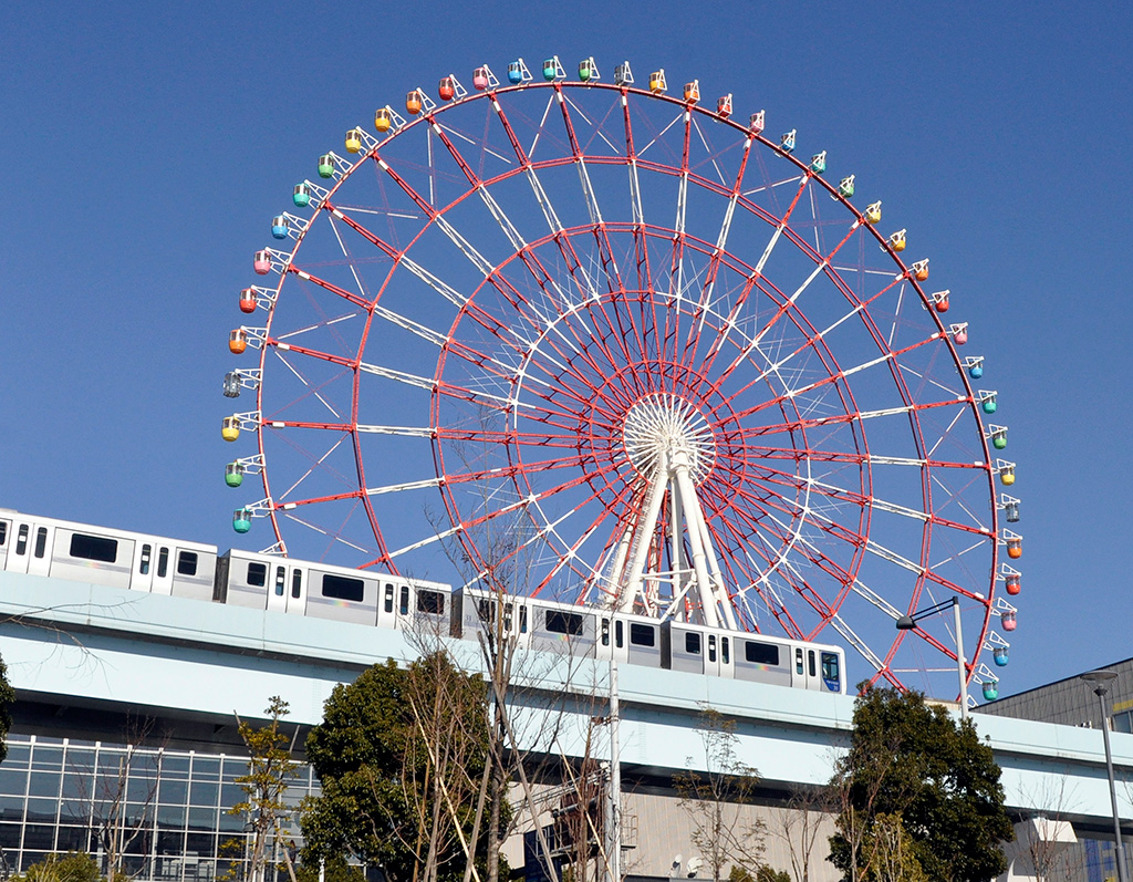 1999年から2000年まで世界一だった、東京お台場の「パレットタウン大観覧車」（東京都）
