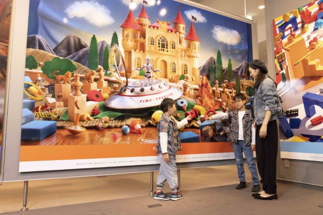 巨大な「ミッケ！」│「チャレンジ ミッケ！おばけだよ」発売記念　ミッケ！であそぼう展 /渋谷PARCO8階　ほぼ日曜日（東京都/渋谷区）