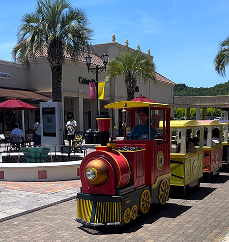 子どもも大人も楽しめる「カントリートレイン運行」│わくわくきっずふぇす/神戸三田プレミアム・アウトレット（兵庫県/神戸市）