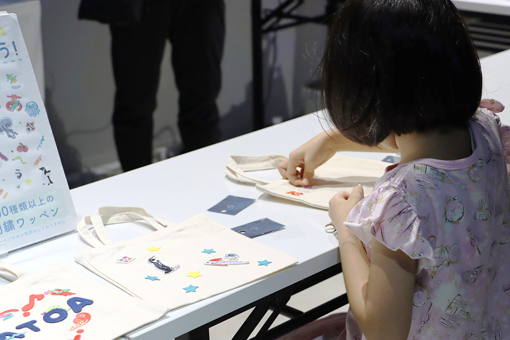 AQUARIUM×ART átoa（アトア）　オリジナルトートバッグ作りワークショップ│わくわくきっずふぇす/神戸三田プレミアム・アウトレット（兵庫県/神戸市）