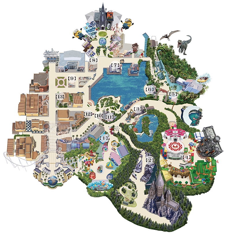 キッズメニューがある飲食店マップ/ユニバーサル・スタジオ・ジャパン(大阪市)