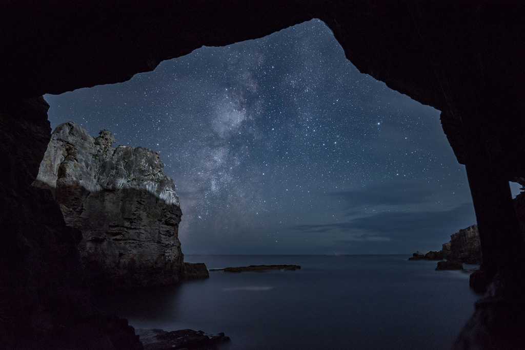 三段壁フォトコンテスト/星降る洞窟ナイトウォーク（和歌山県/白浜町）