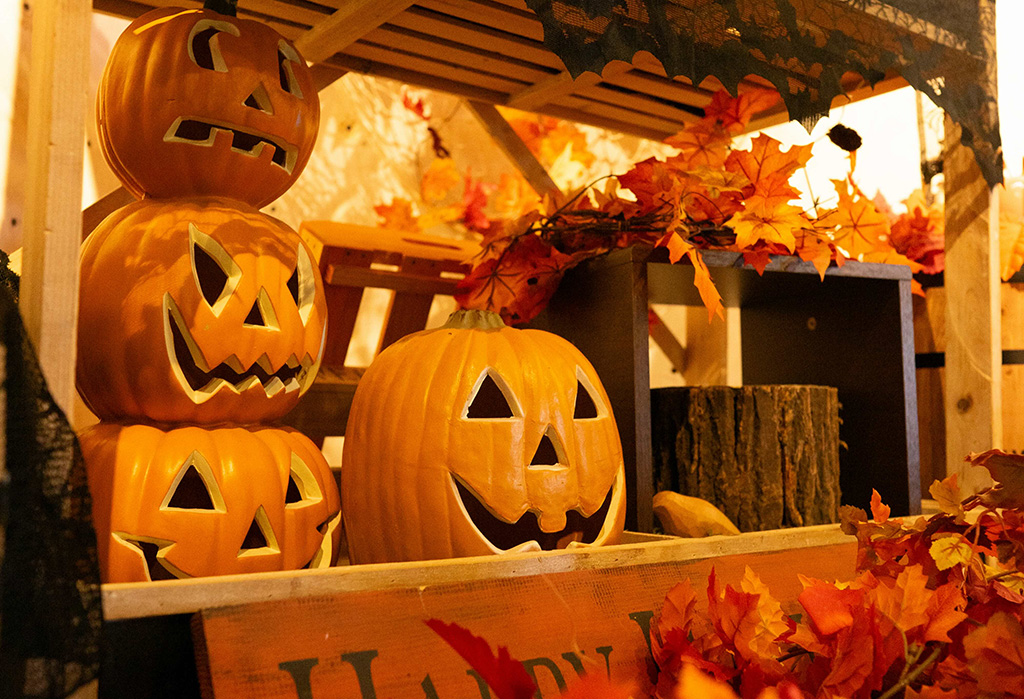 館内に隠れたかぼちゃを探すイベント/ハレニワdeハロウィン（埼玉県/熊谷市）
