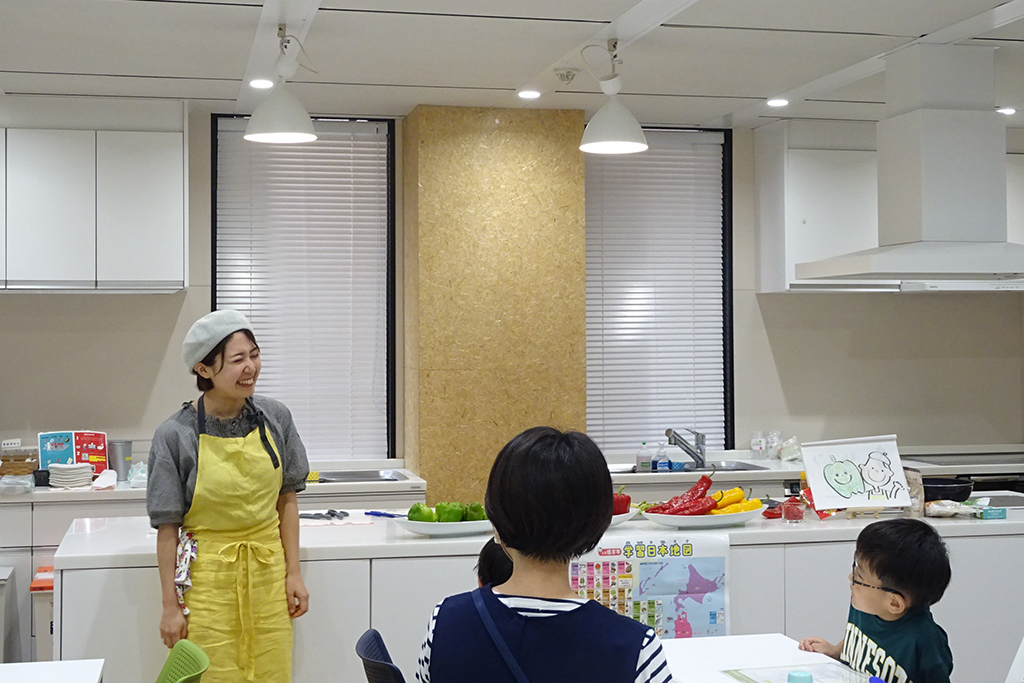 料理研究家のごはんさん/るるぶKids ピーマンの料理体験イベント
