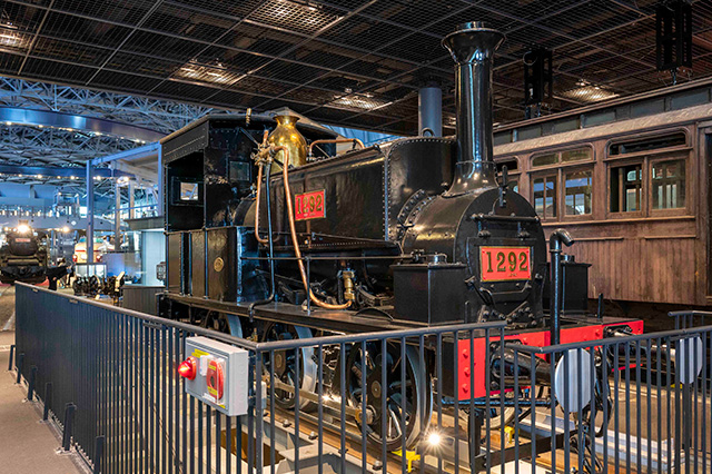 1号機関車（150形）の展示/鉄道博物館（埼玉県/さいたま市）