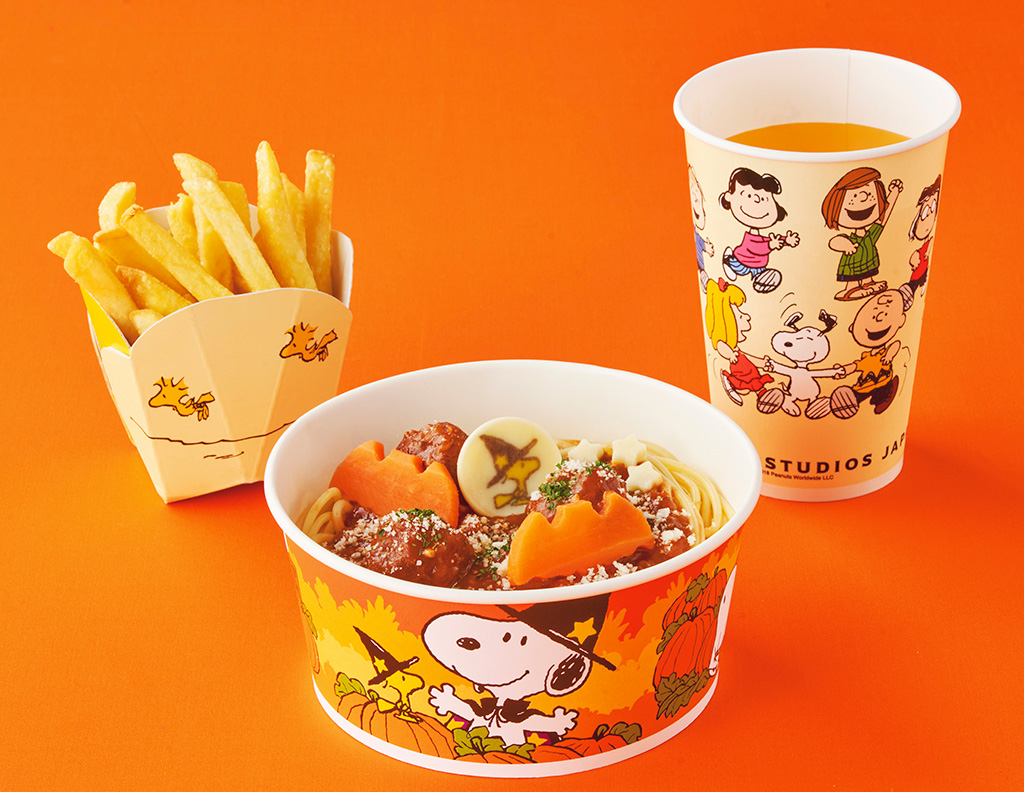 ハロウィーン・ミートソース スパゲティセット 1650円 /ユニバーサル・スタジオ・ジャパン（大阪府/大阪市）
