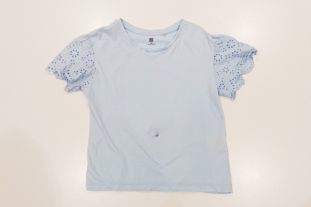 野菜スタンプ用のTシャツ