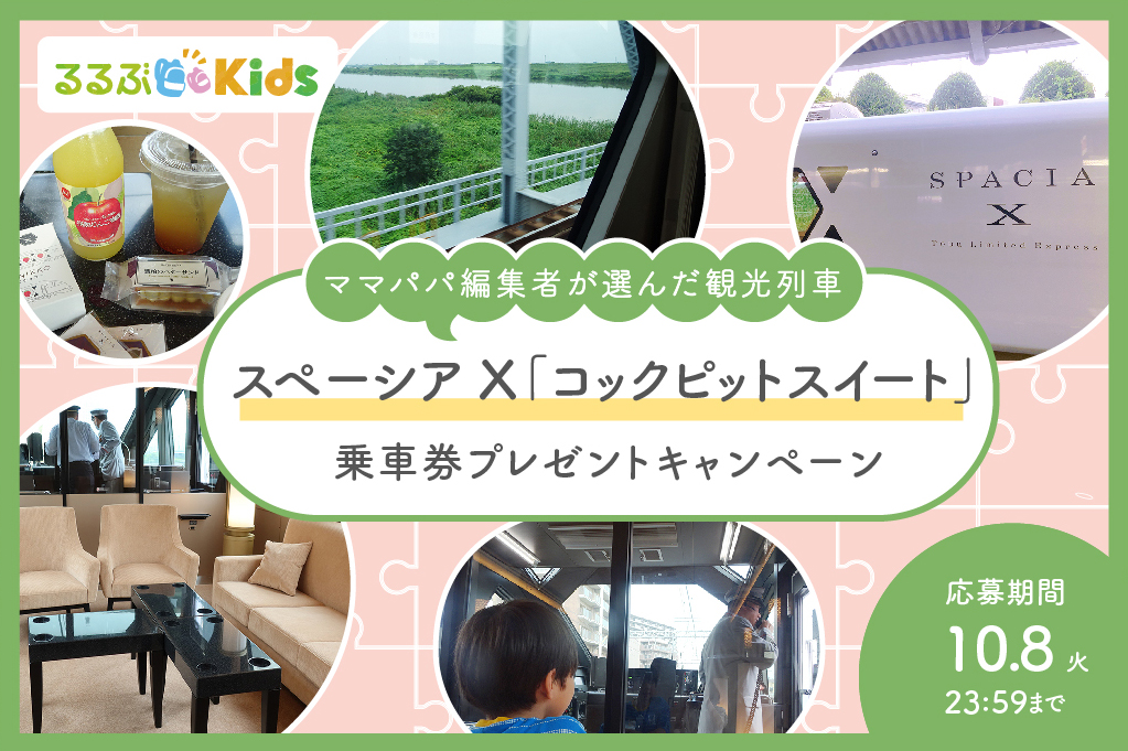 【観光列車の特別座席プレゼント】スペーシア Xのコックピットスイート　走るスイートルームの贅沢を体感！