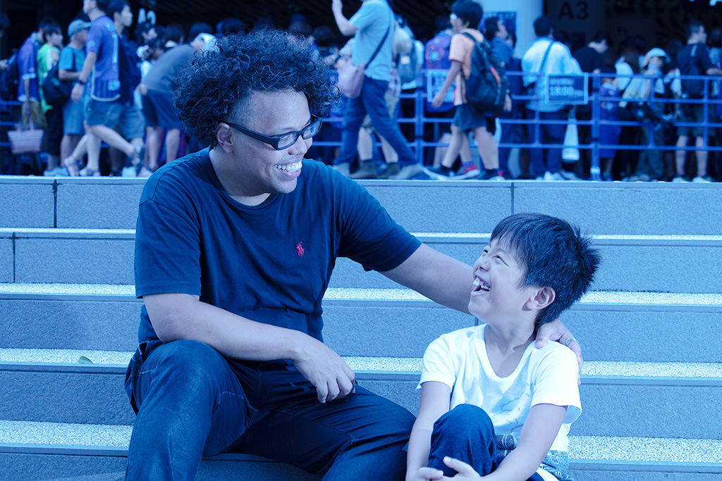 観戦を終えた後の様子/子どもと初めてのサッカー観戦【FC町田ゼルビアvs浦和レッズ】