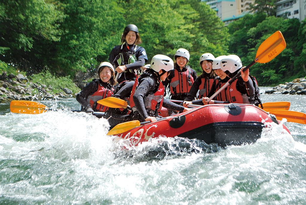 ラフティングの様子/NAOC(栃木県/日光市)