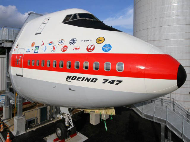 B747の機首部分(本物)/航空科学博物館（千葉県/芝山町）