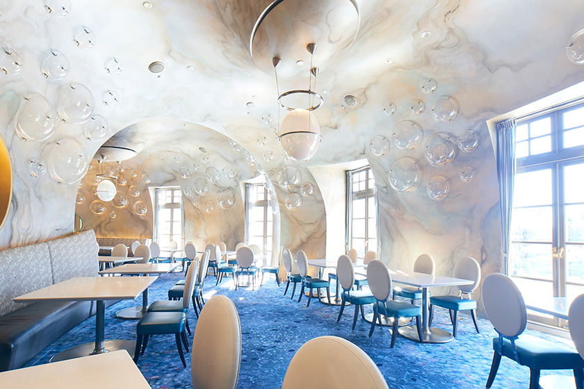 真珠をイメージしたオチェーアノ店内/東京ディズニーシー・ホテルミラコスタ