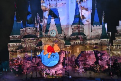 「くまのプーさん」のシーン│「Reach for the Stars」/東京ディズニーランド（千葉県/浦安市）