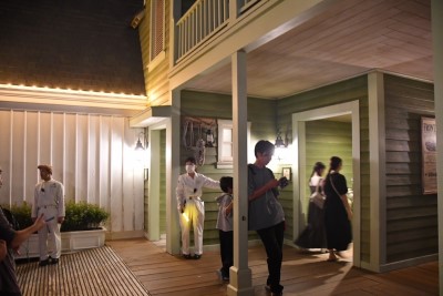 ウエスタンランドへ続く橋を渡ったすぐ左手のトイレ/東京ディズニーランド（千葉県/浦安市）