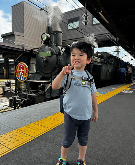 SL大樹と記念撮影/日光・鬼怒川親子鉄道旅レポート（栃木県日光市）