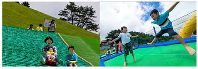 アクティビティスポーツを楽しめる「mt.king」エリア/六甲山アスレチックパークGREENIA(兵庫県/神戸市)