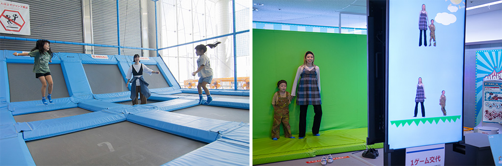 アクティビティで遊ぶ様子/トンデミ平和島（東京都/大田区）