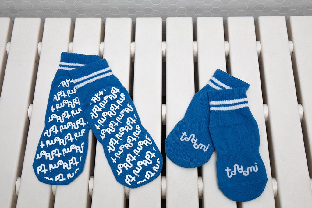 滑り止め加工されたトンデミ専用靴下/トンデミ平和島（東京都/大田区）