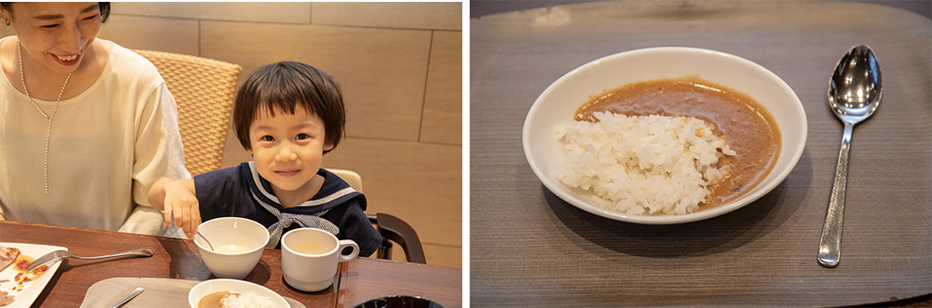 子ども向けのカレーライス/品川プリンスホテル 「LUXE DINING HAPUNA」（東京都/港区）