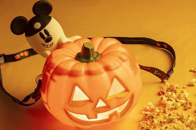 ジャック・オー・ランタンをモチーフにしたポップコーンバケット/東京ディズニーシー(千葉県/浦安市)
