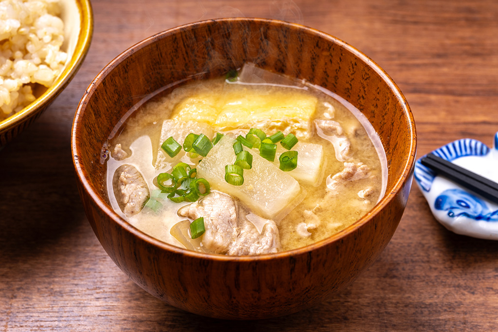 大根×豚肉の味噌汁(イメージ)