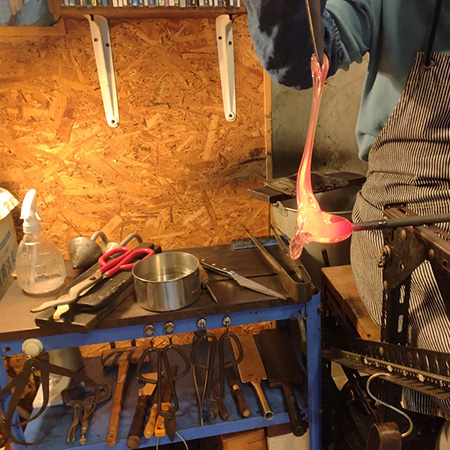 熔けたガラスで遊ぶワークショップ/Future Park Lab(フューチャーパークラボ) 2024 Autumn(東京都/町田市)