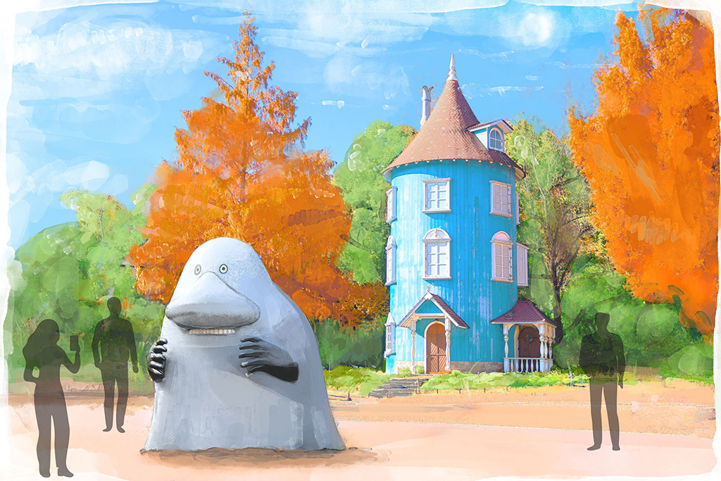 「モランのグリーティングタイム」/WINTER WONDERLAND in MOOMINVALLEY PARK 2024(埼玉県/飯能市)