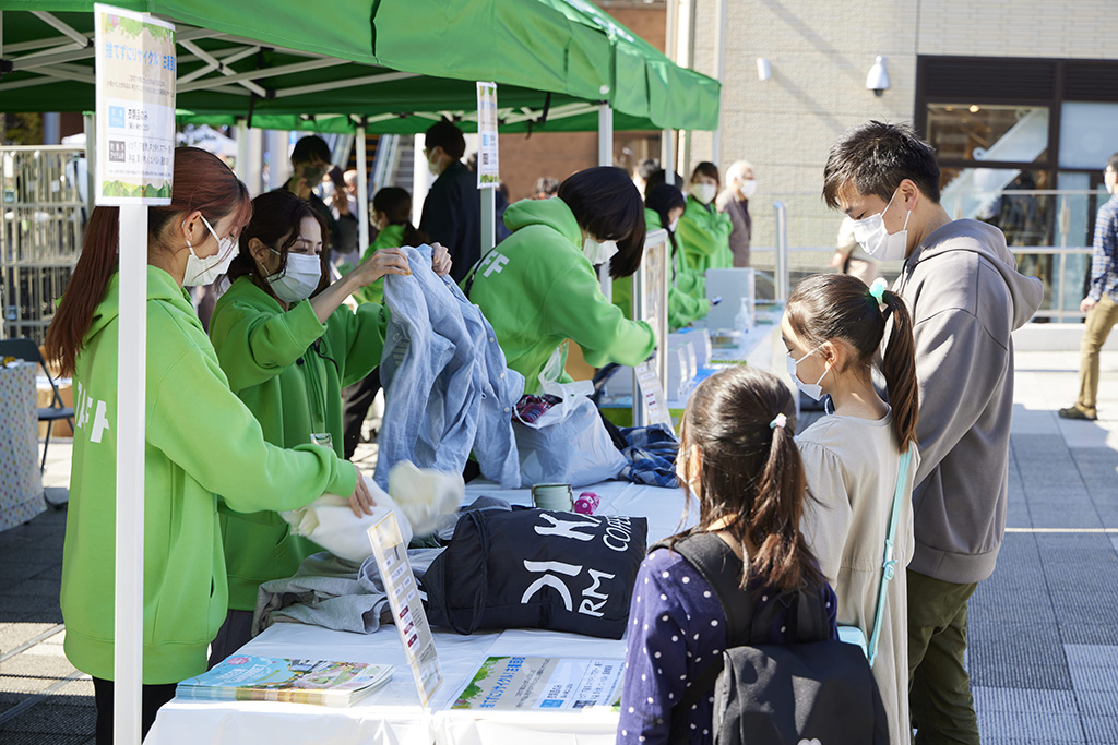 古着回収の様子/GREEN Good MARKET 2024(東京都/町田市)