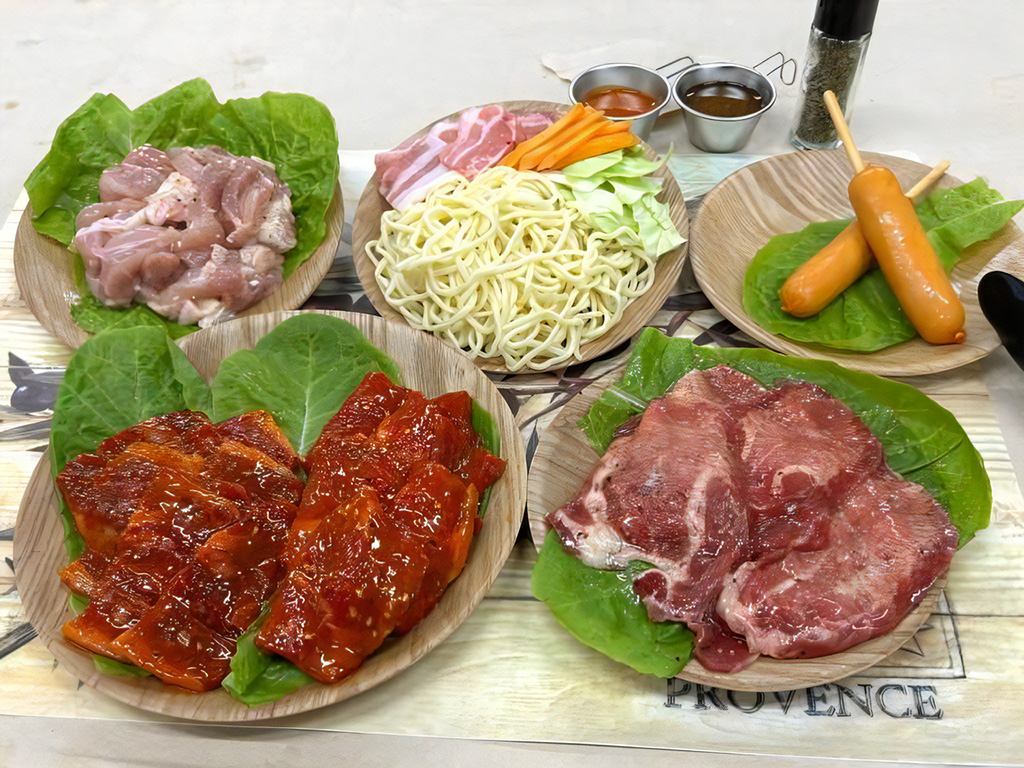 厳選！国産牛セット1人前3,740円（2セットより注文可能、画像は2人前イメージ）/泉南りんくう公園（大阪府/泉南市）