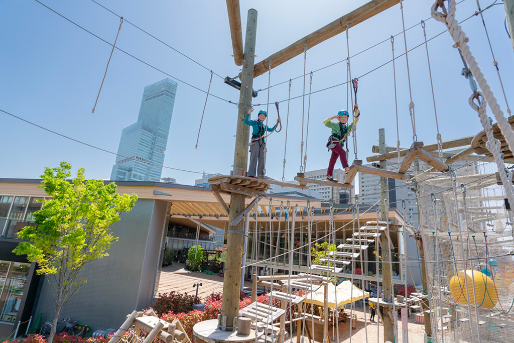 「sorarun! アドベンチャーコース」/PANZAてんしばイーナ（大阪府/大阪市）