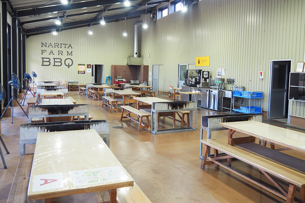 全天候型BBQ施設/成田ファームランド(千葉県/成田市)