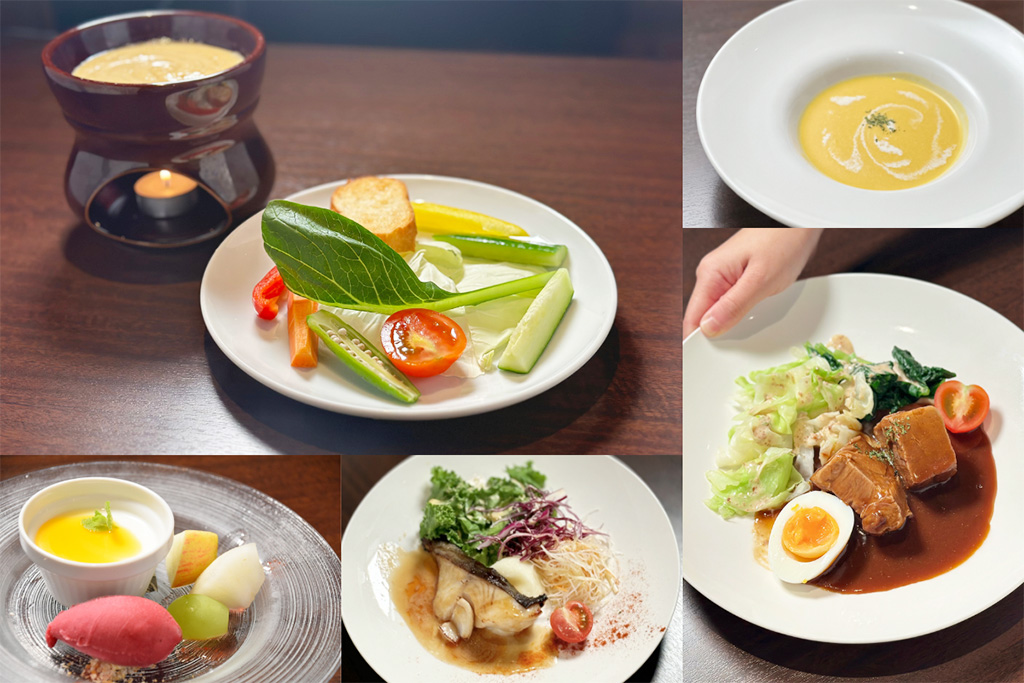 彩り豊かなランチコース/Restaurant MADY(福島県/南相馬市)