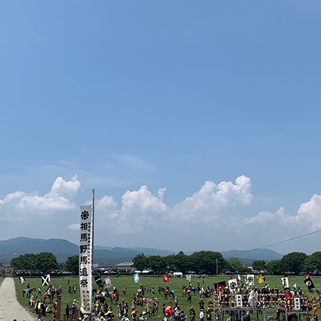 南相馬の伝統行事「相馬野馬追」の風景(福島県/南相馬市)