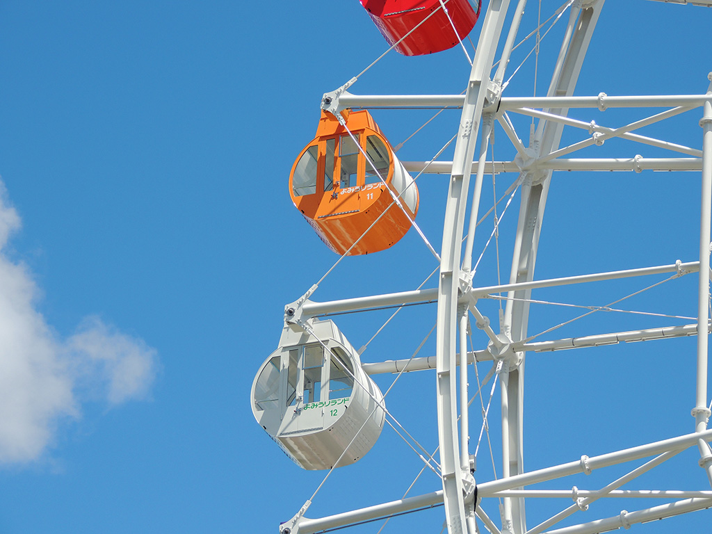 新観覧車のゴンドラ/よみうりランド(東京都/稲城市)