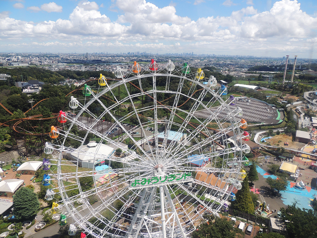 大観覧車から見える新観覧車/よみうりランド(東京都/稲城市)