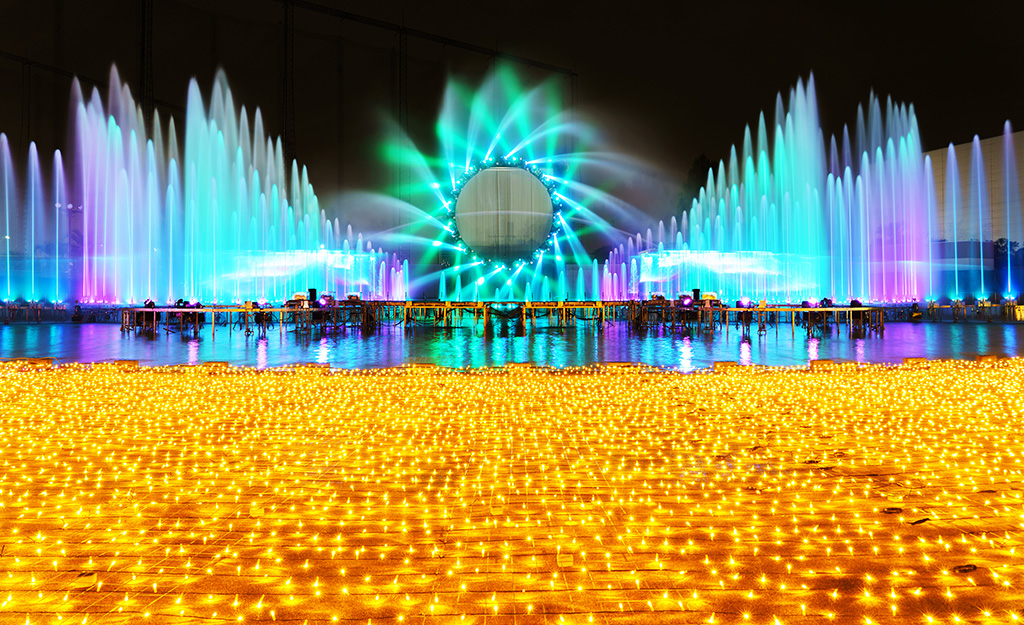 「噴水ショー」/よみうりランド(東京都/稲城市)