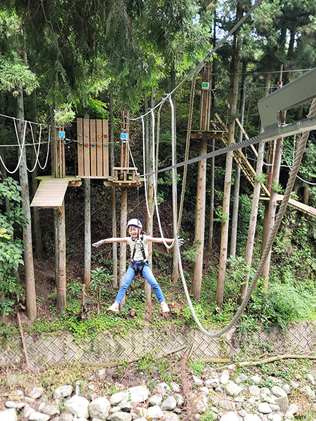 キャノピーコース/フォレストアドベンチャー・西条(愛媛県西条市)