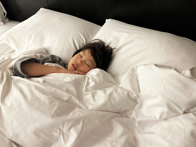 ふかふかの枕とお布団でおやすみ/「ハイアット リージェンシー 横浜」子連れで宿泊レポ（神奈川県/横浜市）