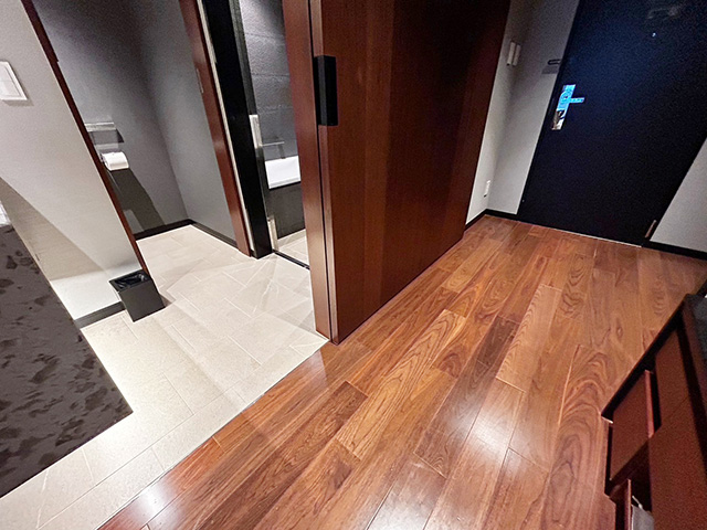 浴室・トイレ・洗面所もバリアフリーのツインルーム室内/「ハイアット リージェンシー横浜」子連れで宿泊レポ（神奈川県/横浜市）