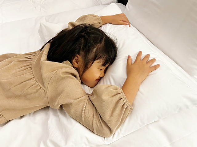 やわらかくて気持ちいい枕/「ハイアット リージェンシー 横浜」子連れで宿泊レポ（神奈川県/横浜市）