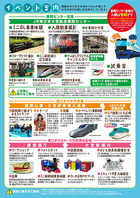 鉄道のまち大宮 鉄道ふれあいフェア（埼玉県/さいたま市）