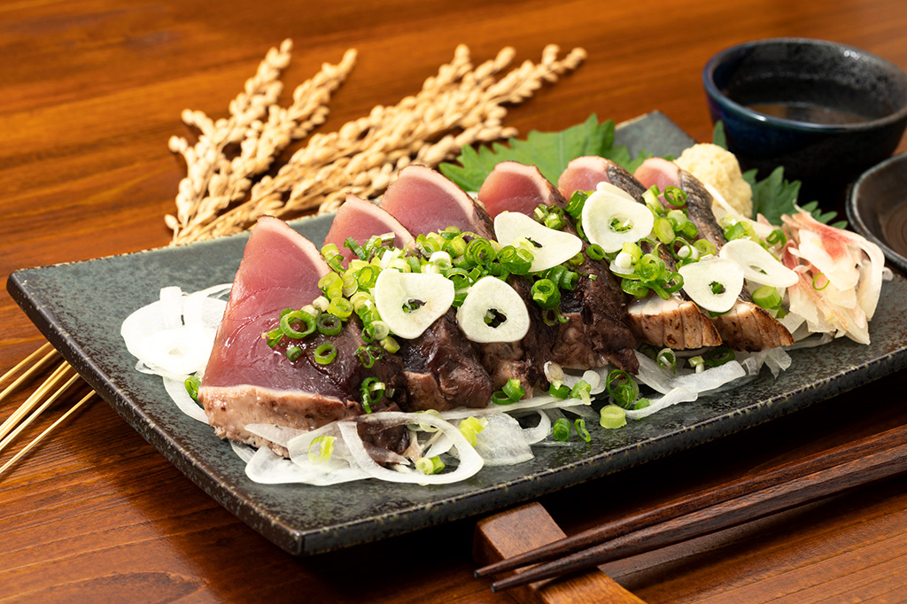 カツオのたたき　イメージ/高知県の特産品「カツオ」